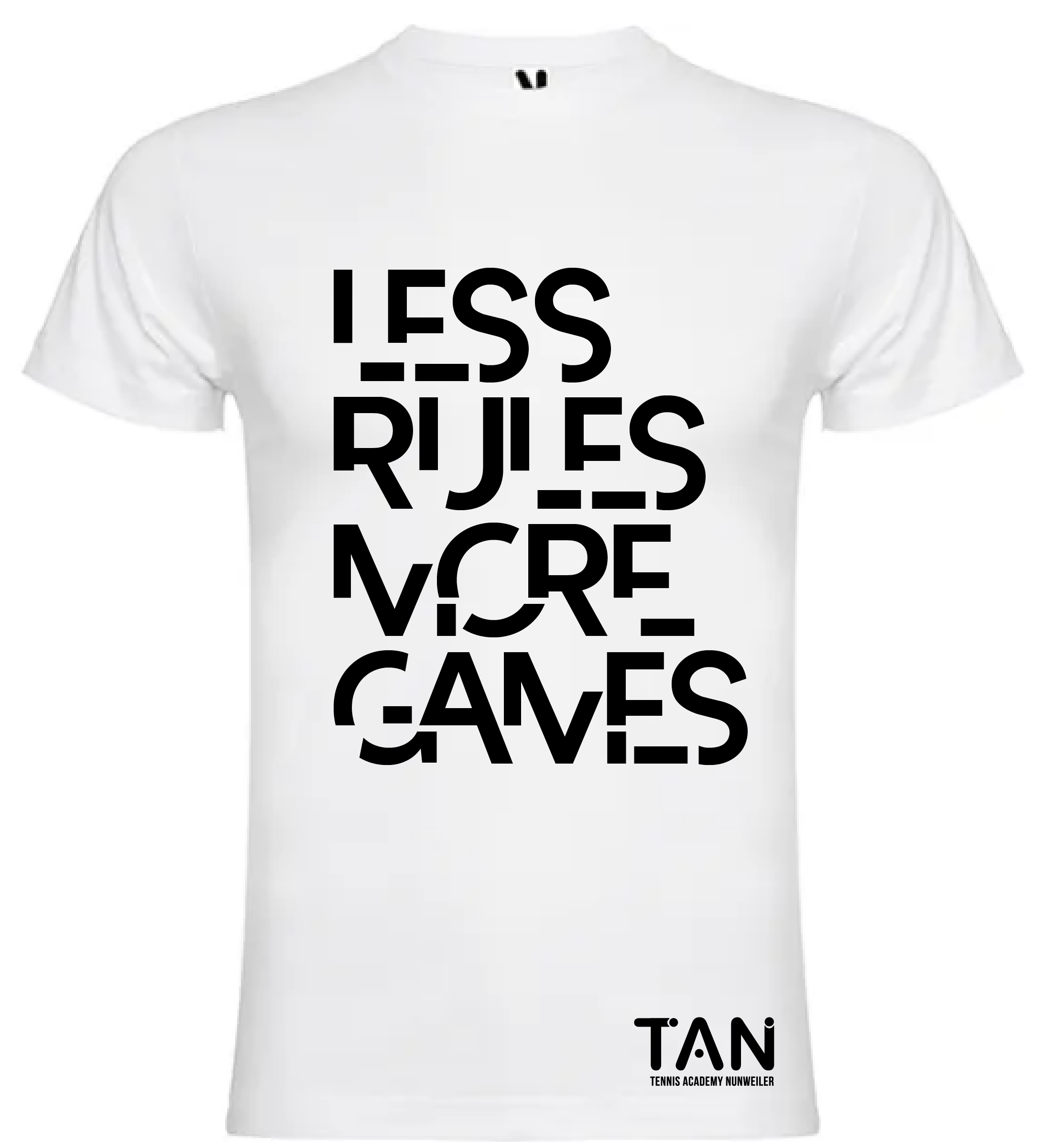 T-Shirt LESS_blanc